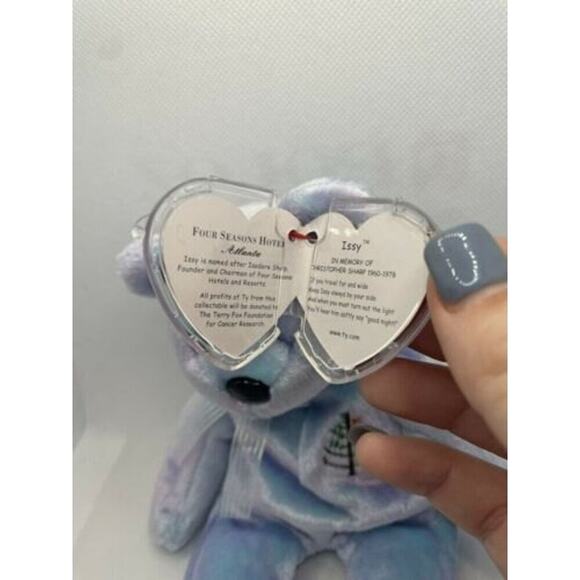 TY Beanie Baby Issy the Four Seasons Hotel Bear - Atlanta, NWT - Picture 2 of 3